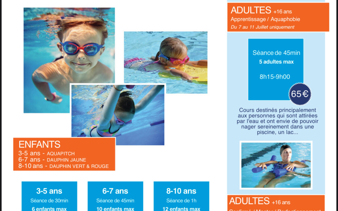 Stages pendant les vacances scolaires