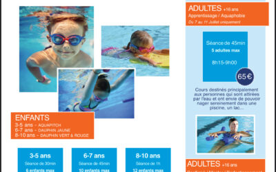Stages pendant les vacances scolaires