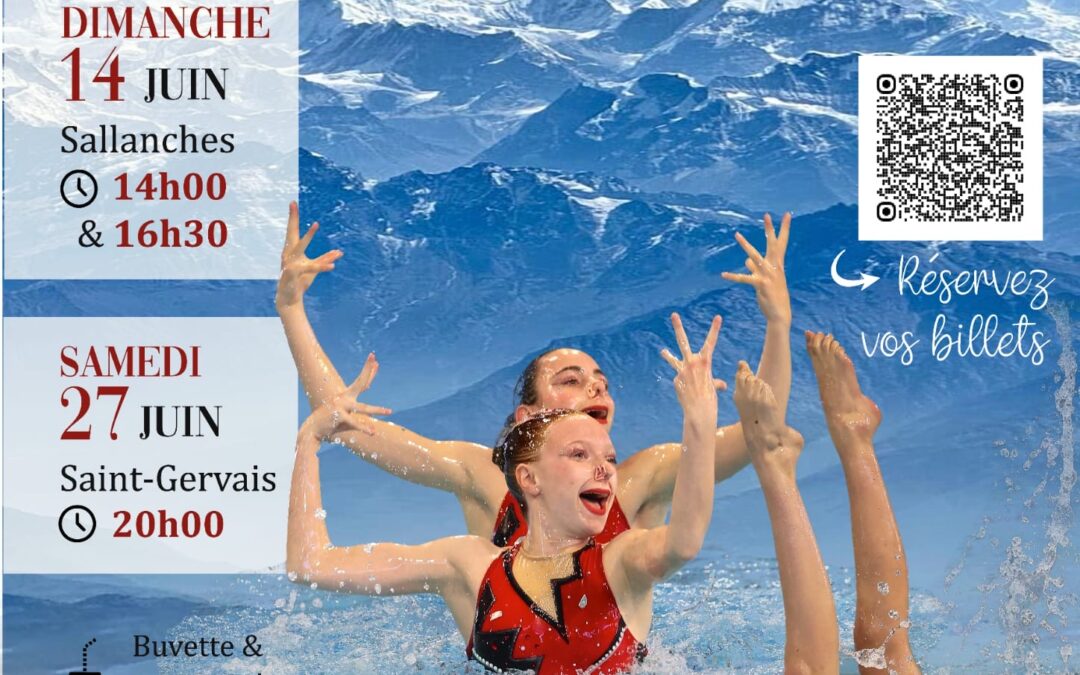 Mont-Blanc Natation vous donne rendez-vous en juin pour son Gala !