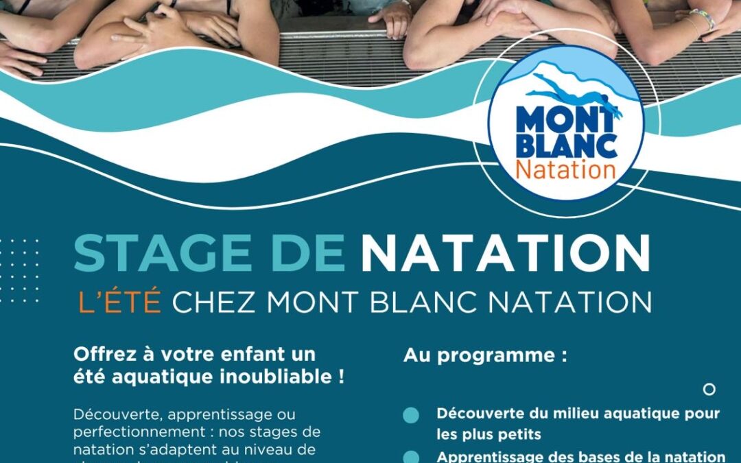 Stages de natation : un été aquatique avec Mont-Blanc Natation !